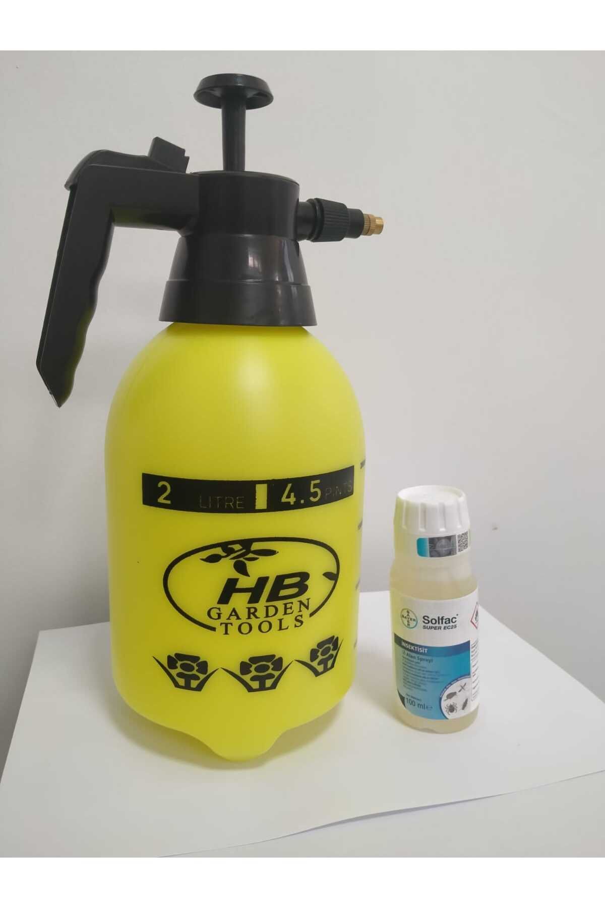 SOLFAC SÜPER EC25 100 ML HAŞERE BÖCEK İLACI VE POMPA SETİ