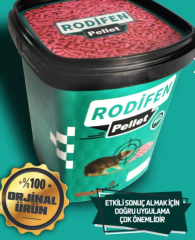 RODİFEN PELLET FARE ZEHİRİ 80 GR-  FARE VE SIÇANLAR İÇİN