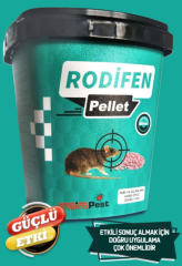 RODİFEN PELLET FARE ZEHİRİ 80 GR-  FARE VE SIÇANLAR İÇİN