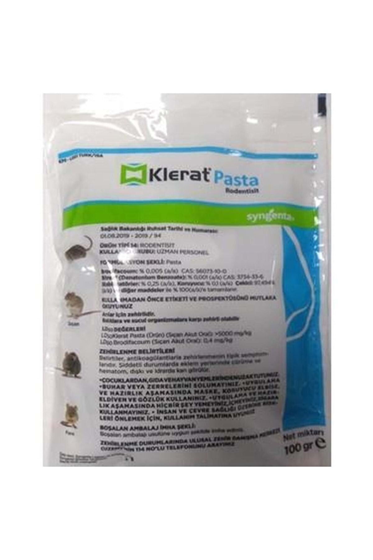 KLERAT PASTA FARE ZEHİRİ 100 GR - 2 ADET